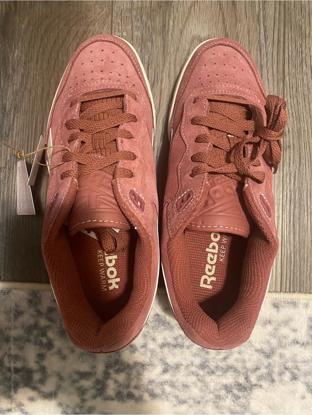 Reebok Women's Suede Sneakers in Rose